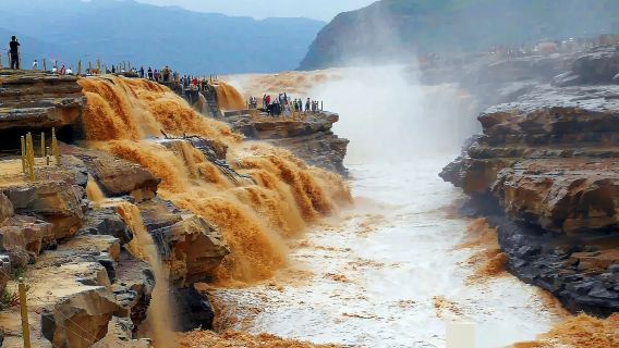 【運城包車】壺口瀑布+飛雲樓/後土祠/黃河大梯崖1日遊