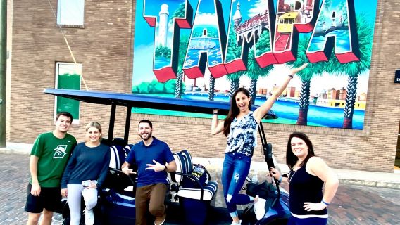 Lawatan Bersiar-siar Tampa Berpandu dalam Kereta Golf Deluxe Street Legal