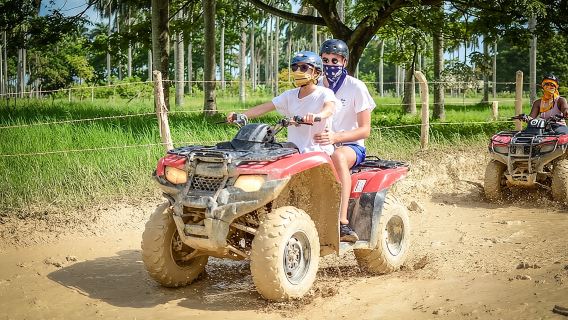 Pengembaraan ATV kumpulan kecil ke Gua Air dan Pantai Macao