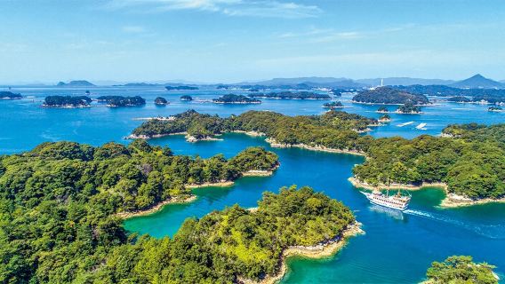 Tour di un giorno alle 99 Isole di Nagasaki + Memoriale della bomba atomica + Parco della pace di Nagasaki + Giardino Glover