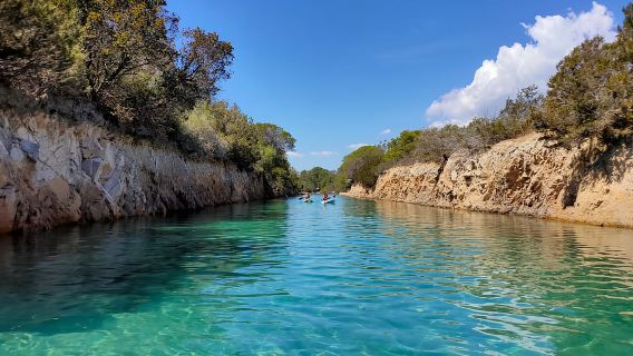Orosei: Escursione guidata in kayak all'Oasi di Biderosa al tramonto