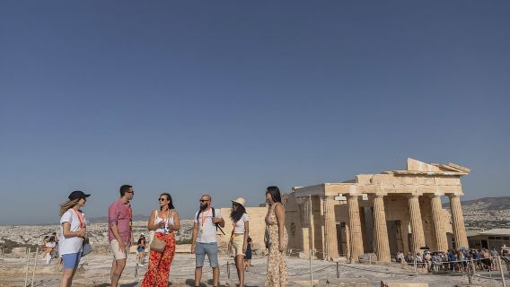 Atenas: Visita guiada a la Acrópolis y degustación gastronómica en el casco antiguo