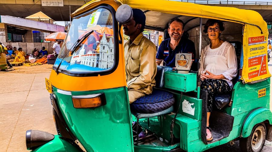 搭乘嘟嘟車遊覽班加羅爾精華 - 3 小時私人旅遊