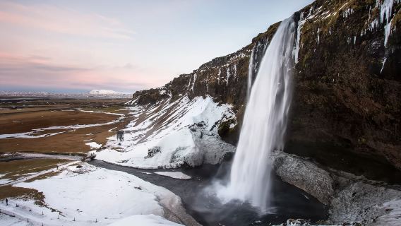 perjalanan satu hari Mendalam Pantai Selatan Islandia (Jökulsárlón kapal pesiar/Diamond Beach/Air Terjun/Vík)