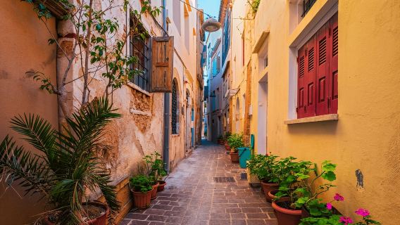 Van Heraklion: Chania, Rethymno & Meer Kournas volledige dag