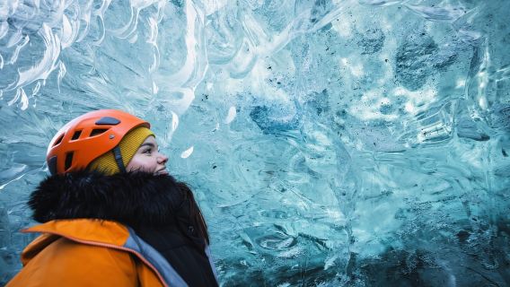 Jökulsárlón: Tour in Super Jeep alla Grotta di Ghiaccio Cristallino