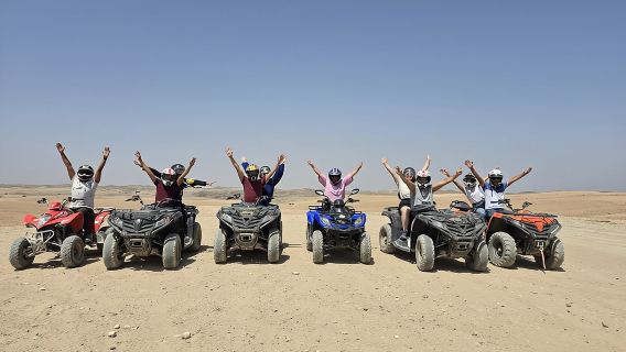Quad Biking In The Rocky Desert of Agafay