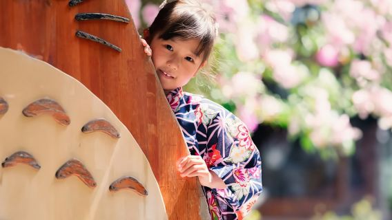 【京都和服租借 mimosa 高台寺店】兒童套餐 和服、浴衣租借 ※什麼都不用帶!