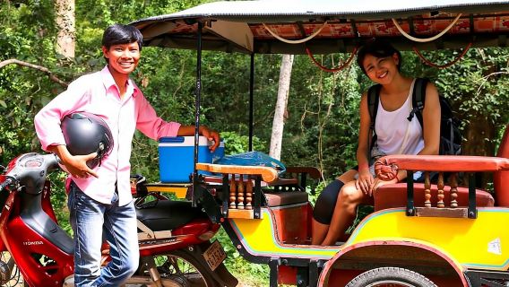 Tour privato all'alba di Angkor Wat in Tuk Tuk da Siem Reap