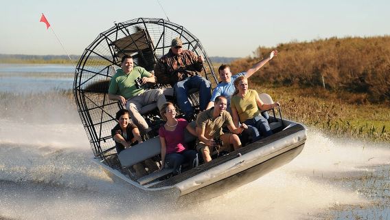 Experience the Everglades on an airboat guided tour