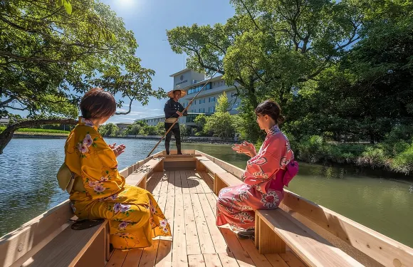 柳川和服私家團連郵輪河遊及豪華午餐