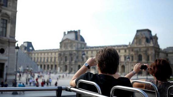Paris Tootbus Hop-On Hop-Off Bus Tour (Optional Cruise)