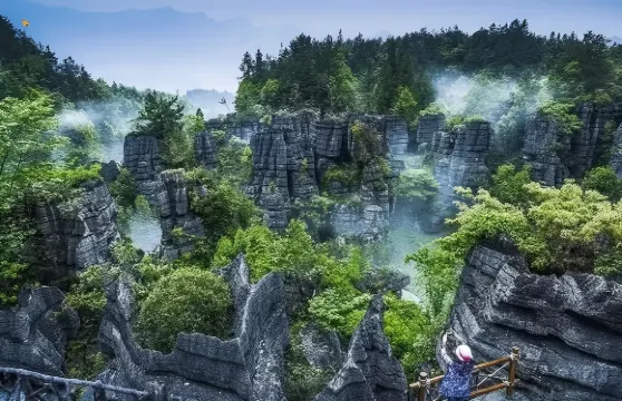 【一單一團·含必消景交】恩施建始地心谷+梭布埡石林景區一日遊