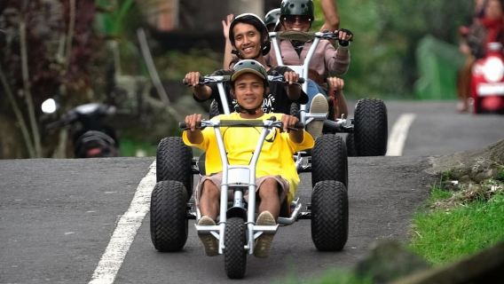 Bali: Paseo en carro por la jungla y aventura en cuatrimoto/rafting