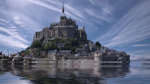 ตั้งแต่ Bayeux: ทัวร์เต็มวันพร้อมไกด์ไปยัง Mont Saint Michel