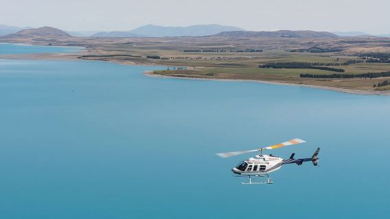 Tour in elicottero del Lago Tekapo (esplorazione della regione di Mackenzie, Lago Tekapo, Monte Cook, Alpi, Ghiacciaio Franz Josef e Ghiacciaio Fox)