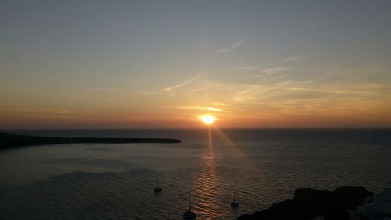 블루 돔과 오이아 선셋 소규모 그룹 이동