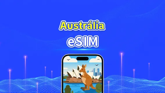 Austrália 5G eSIM | Pacote de dados diário/total | 1–30 dias | Cobrança de 24 horas | Código QR