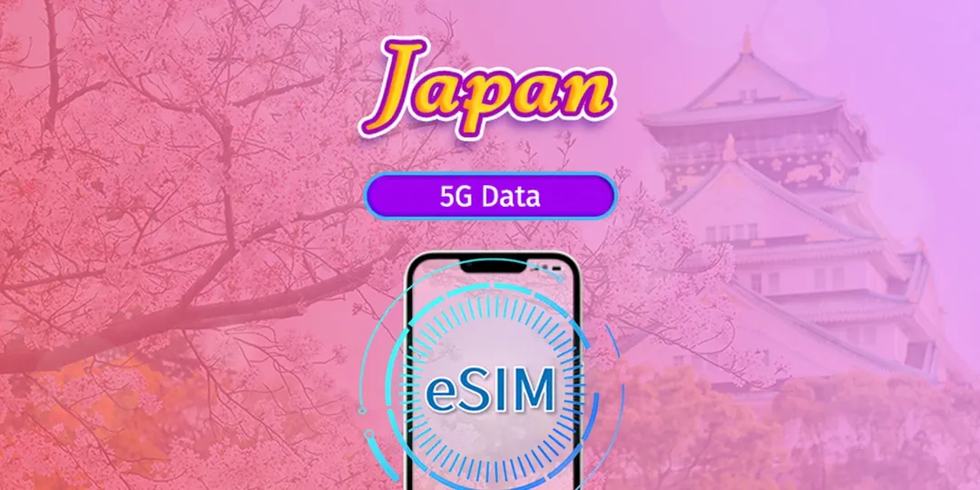 Japan KDDI/SOFTBANK 5G/4G eSIM