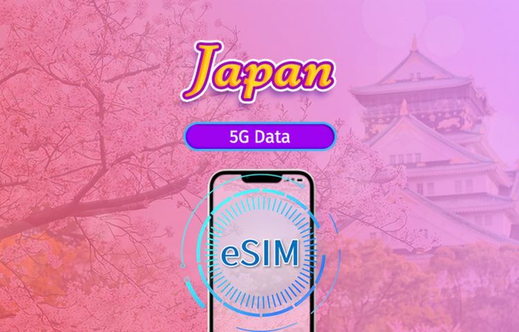 Japan 5G eSIM | Supports Google Maps / ChatGPT | Daily/Total Data Plans | 24-Hour Billing | 1–30 Days | QR Code