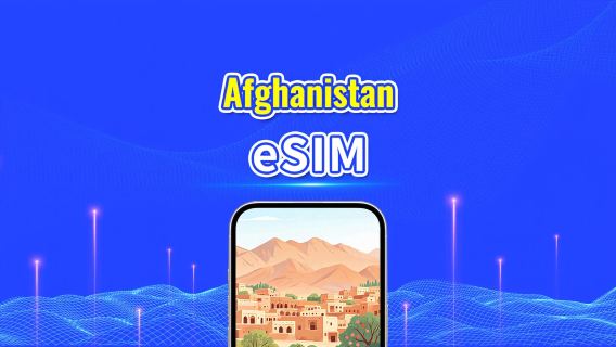 Afghanistan eSIM | 4G | Dagbundel/Data Bundel | 24-uurs facturering | 1-30 dagen | QR-code