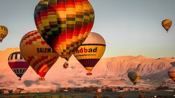 Découvrez Louxor en montgolfière.