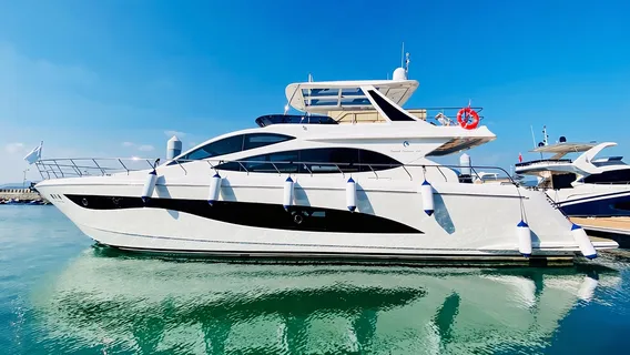 Yachts and coastal scenery in Shenzhen, China
