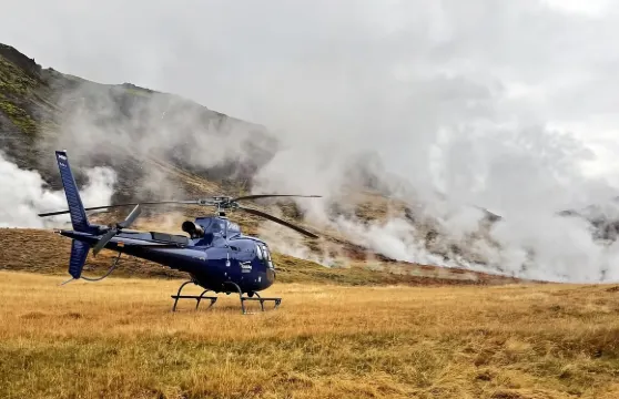 冰島直升機探索火山奇觀（亨吉爾火山/俯瞰火山噴發區/火山奇觀可選+雷克雅未克來回）