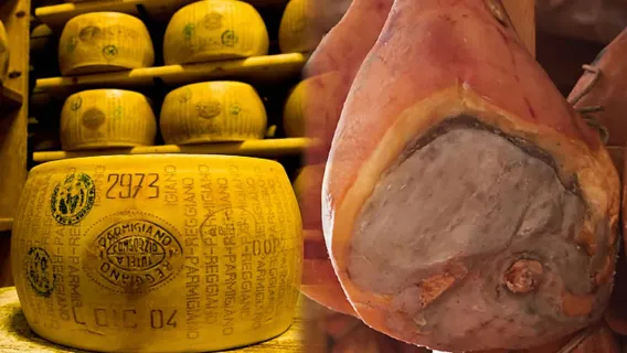 Parma: Produksi Parmigiano dan Tur & Pencicipan Ham Parma