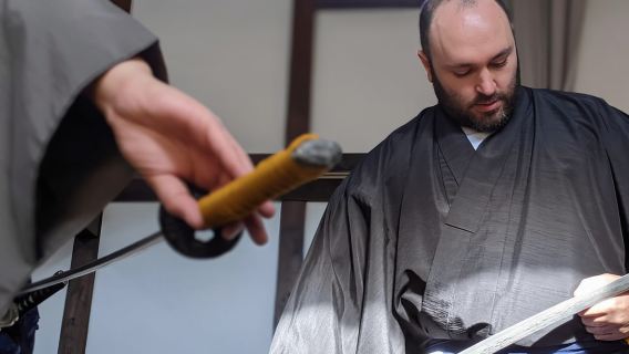 Matsumoto: tour notturno del castello e dei combattimenti con la spada dei samurai