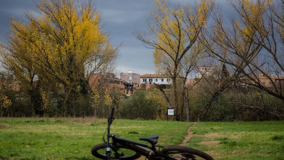 Nomentanobrug en Tuinstad: e-biken in het Aniene-rivierreservaat