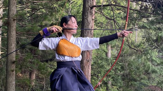Outdoor Kyudo Archery Experience in Hiroshima