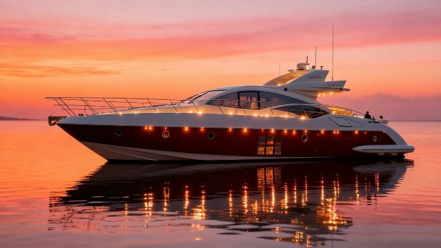 【廈門遊艇租賃包船出海】廈門五緣灣70英尺義大利阿茲慕超跑遊艇包船出海～觀光美景海上海釣團建生日聚會求