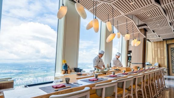 Shenzhen: INAKAYA ● Cucina teppanyaki kaiseki tra le nuvole|Cena con vista panoramica dalla 115° torre del Ping An Finance Centre