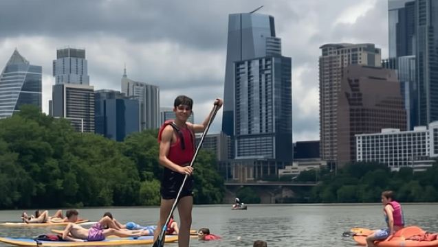 Austin: Paddleboard-Verleih am Lady Bird Lake