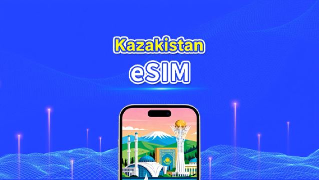 Kazakistan eSIM | 4G | Yüksek Hızlı İnternet | Günlük Paket/Veri Paketi | 24 Saat | 1-30 Gün | QR Kodu