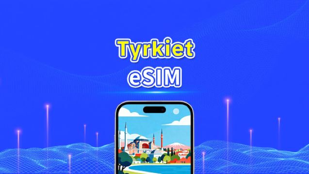 Tyrkiet eSIM | 4G/5G | Højhastighedsdata | Daglig pakke/datapakke | 24 timer | 1-30 dage | QR-kode
