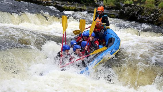 Llangollen: Aventura de rafting en aguas bravas del río Dee