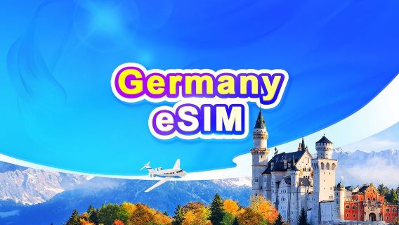 eSIM 5G Jerman | Paket Harian/Kuota | 1-30 Hari | Penagihan 24 Jam | Kode QR