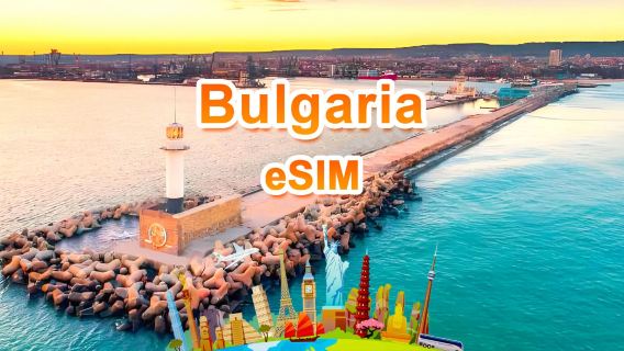 Bulgaria 5G eSIM | Total package | Total 1-30GB | 3-30 days | 24-hour system | QR code