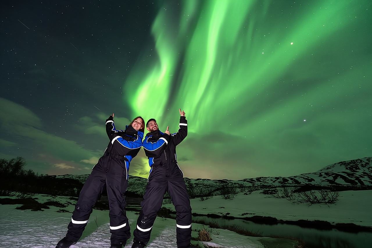 Tromso Northern Lights Minibus Chase Small Group Tour with Photos