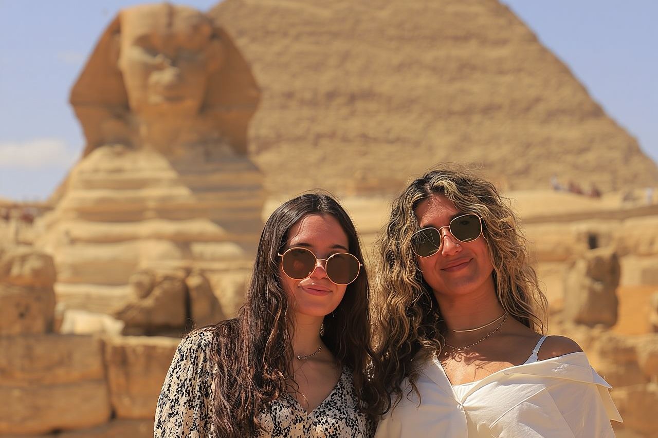 Tour di mezza giornata alle Piramidi di Giza e alla Sfinge dall'aeroporto del Cairo