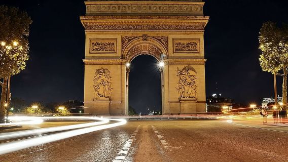 Billets pour l'accès au toit de l'Arc de Triomphe - Guide privé en option