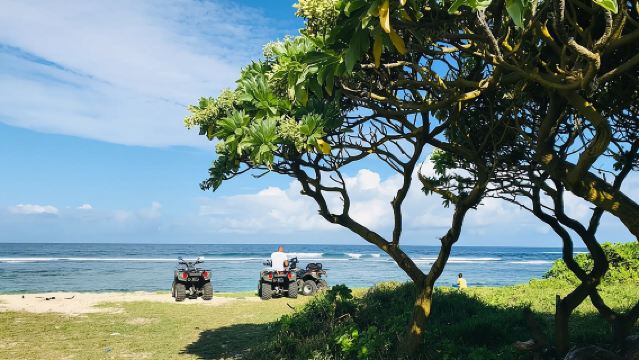 Ekskursi Quad Selatan Mauritius 35km