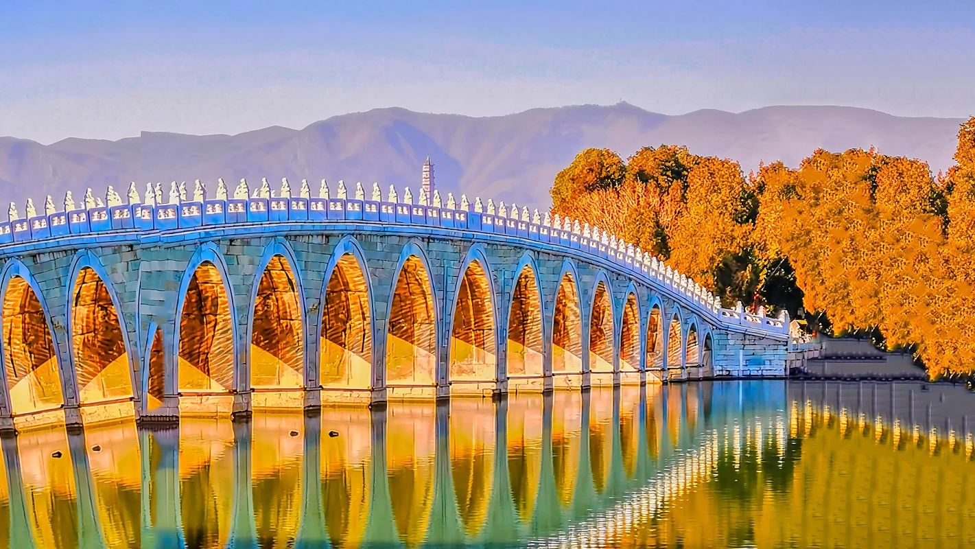 Tour di un giorno a Pechino: Palazzo d'Estate + Giardini Yuanmingyuan [Partenza serale senza sveglia presto ◆ Opzione tour privato con trasferimento incluso]