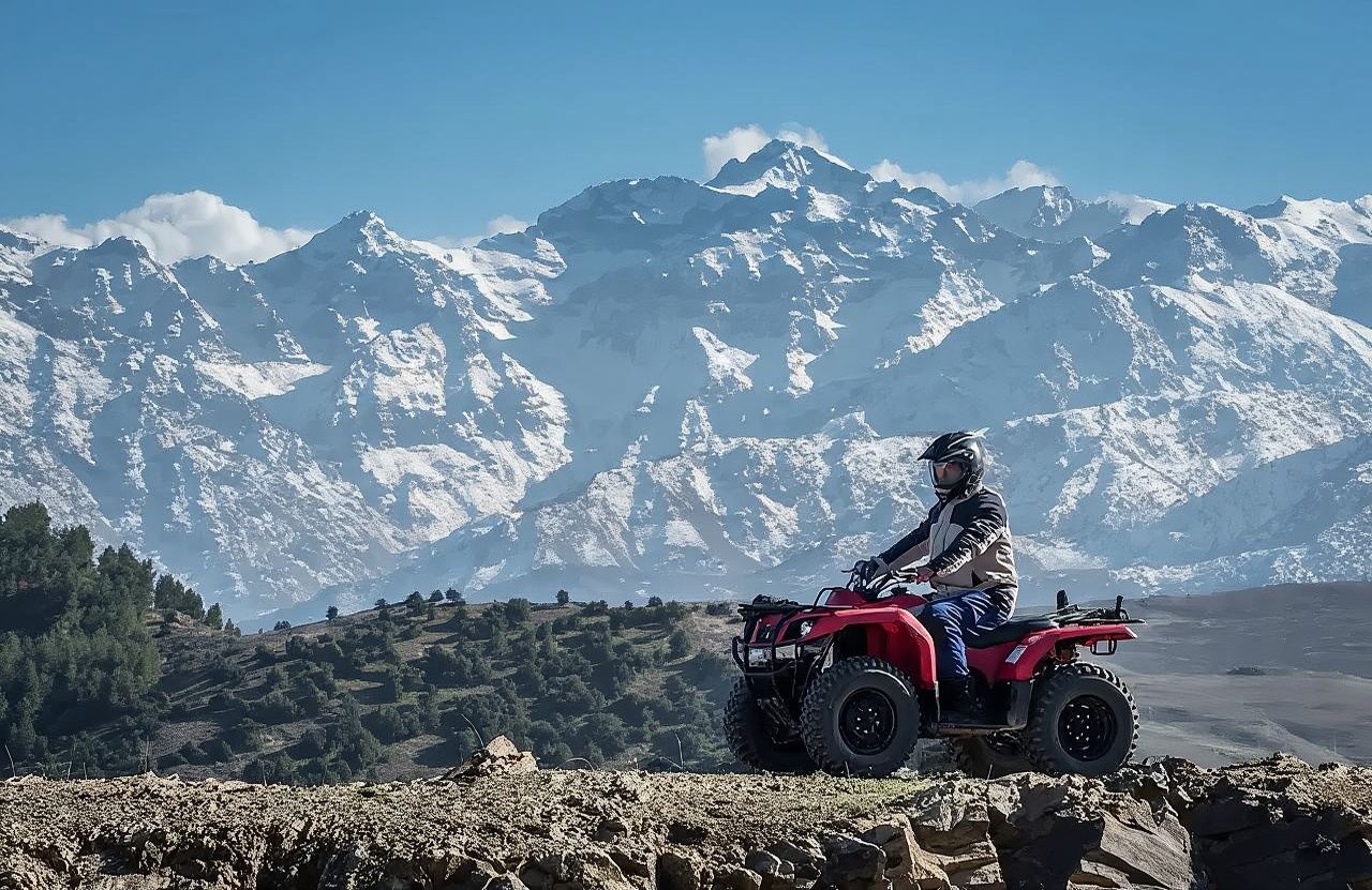 Marrakesch ATV-Tagesausflug | Abenteuer in der Wüste Agafay und am Takust-See