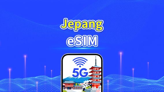 eSIM Jepang 5G | Cakupan Tiga Jaringan | Paket Harian/Paket Data | 1-30 Hari | Penagihan Hari Kalender | Kode QR
