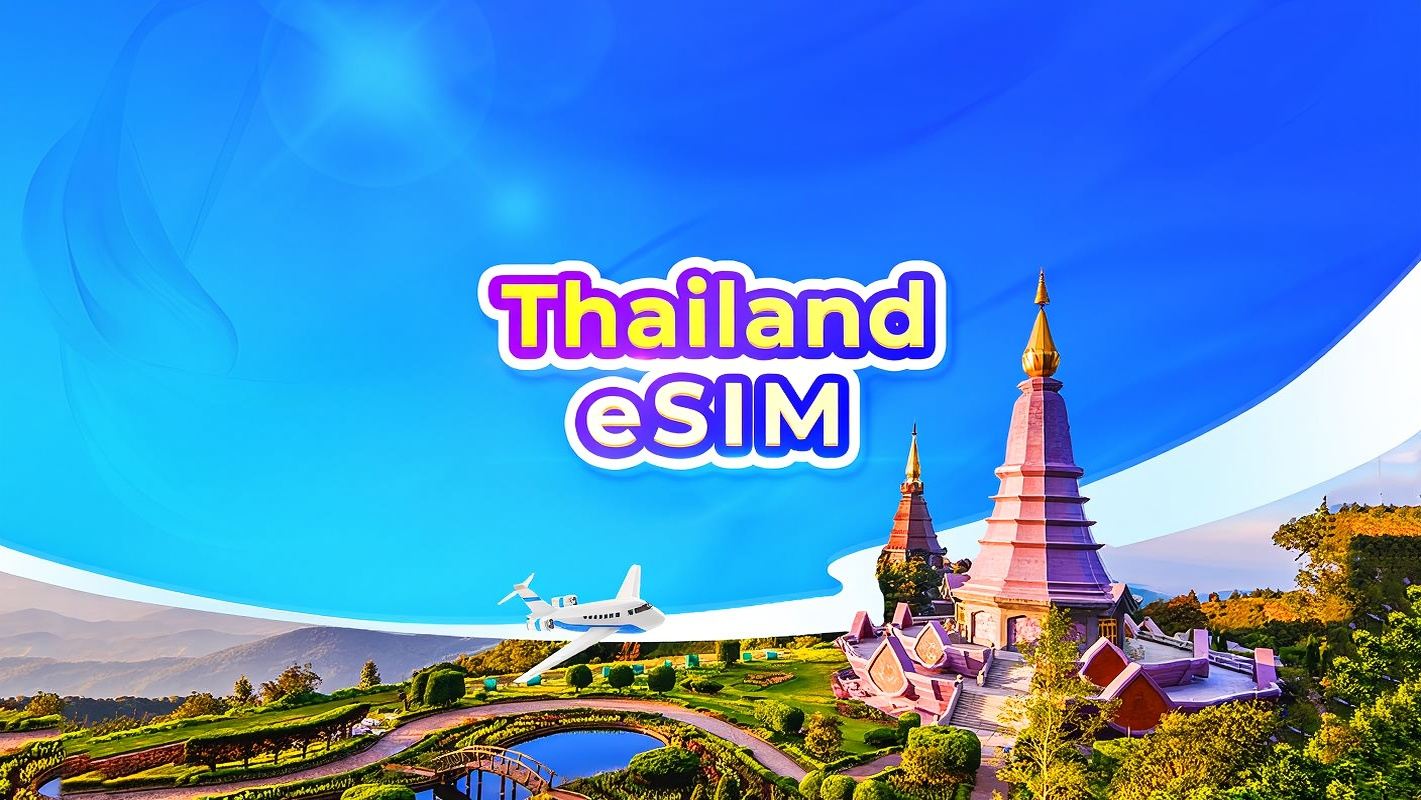 Thailand 5G eSIM | TikTok & ChatGPT verfügbar | Tagespaket/Datenpaket | 24-Stunden-Abrechnung | QR-Code