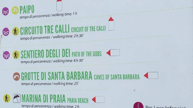 Camino de los dioses desde Nápoles