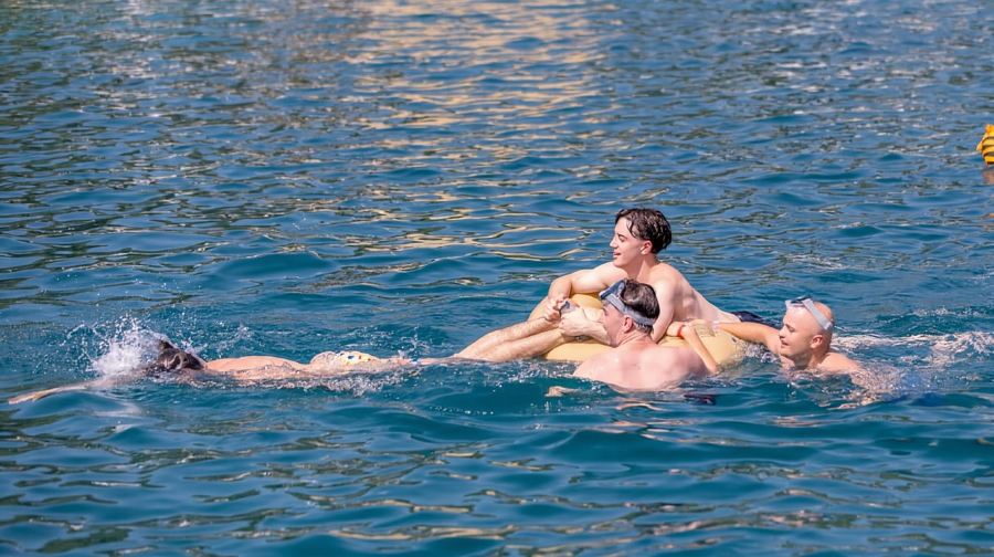 斯普利特：藍色潟湖、特羅吉爾及喬沃島半日船遊